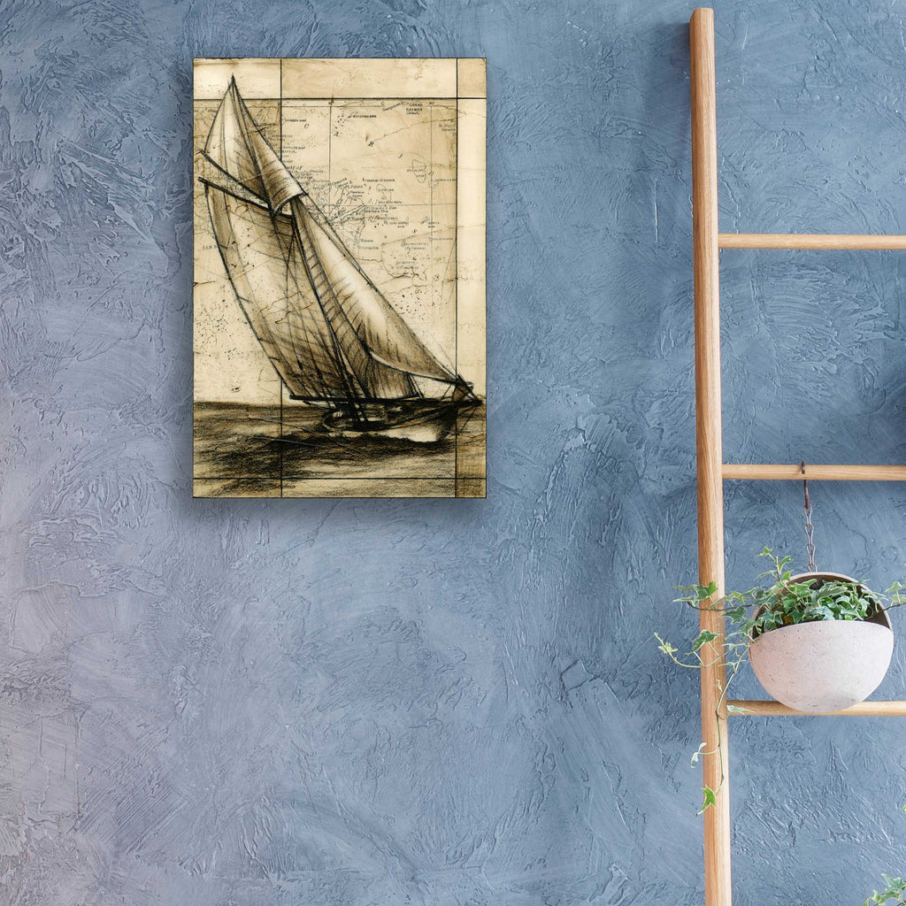 Epic Art 'Tradewinds II' by Ethan Harper, Acrylic Glass Wall Art,16x24