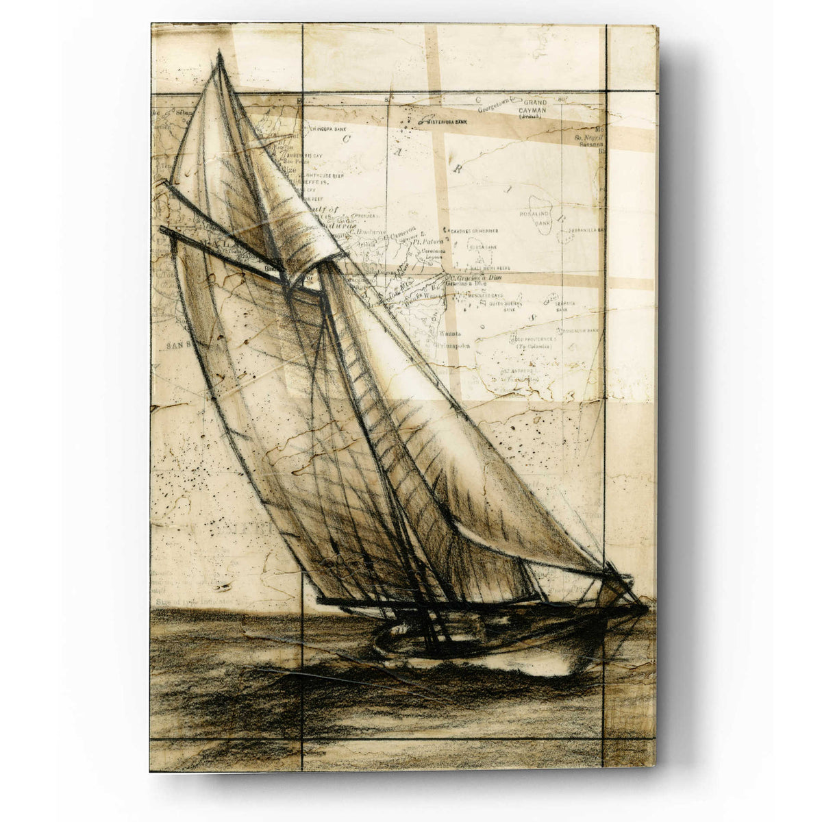 Epic Art 'Tradewinds II' by Ethan Harper, Acrylic Glass Wall Art