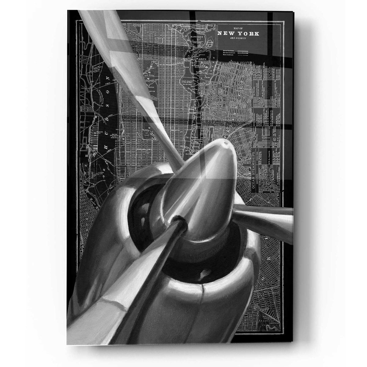 Epic Art 'Vintage Plane I' by Ethan Harper, Acrylic Glass Wall Art