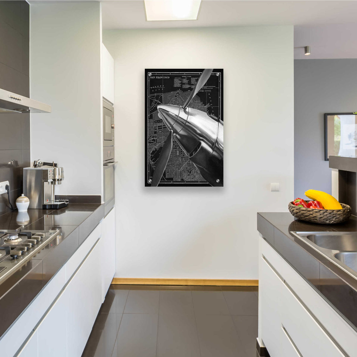 Epic Art 'Vintage Plane II' by Ethan Harper, Acrylic Glass Wall Art,24x36