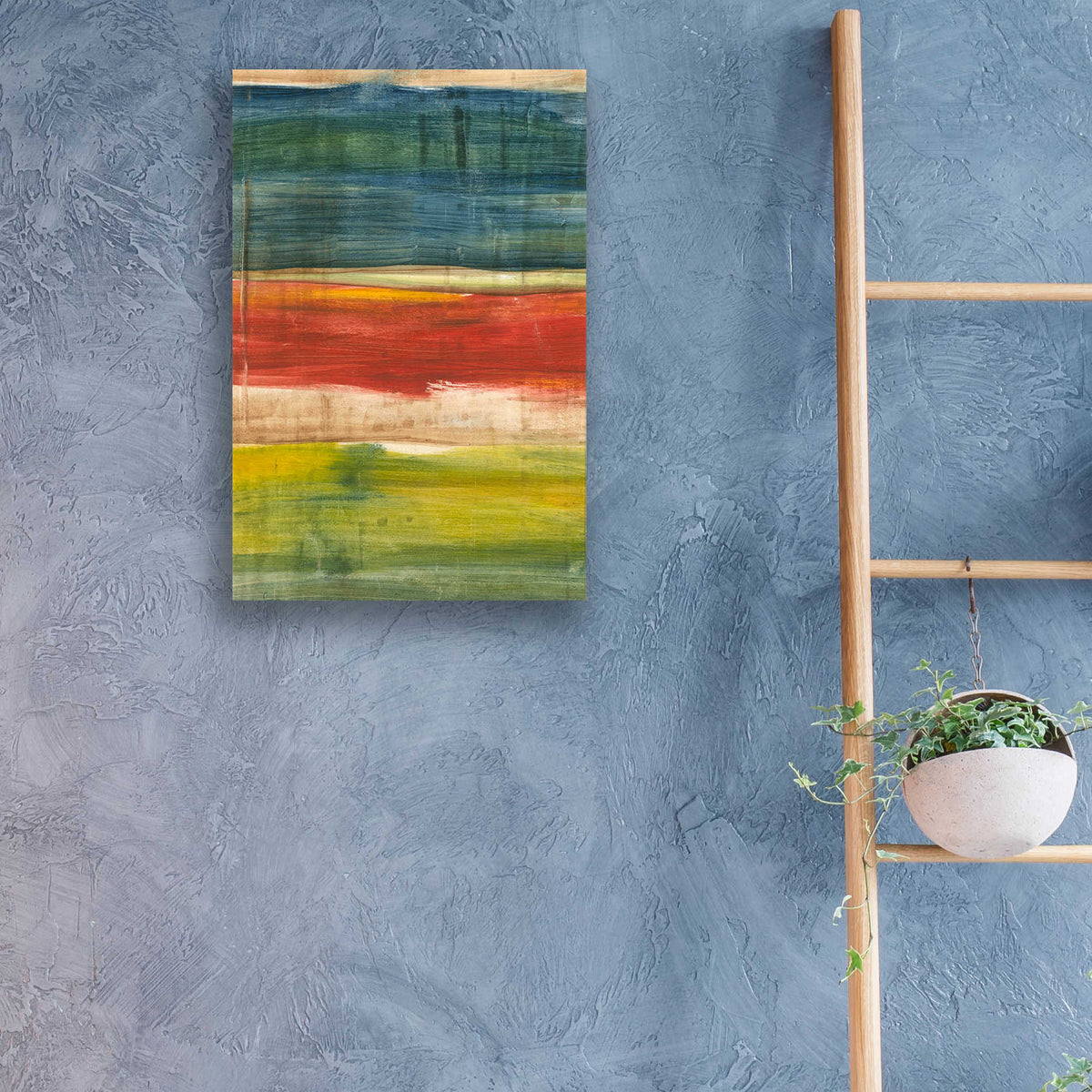 Epic Art 'Vibrant Abstract I' by Ethan Harper, Acrylic Glass Wall Art,16x24