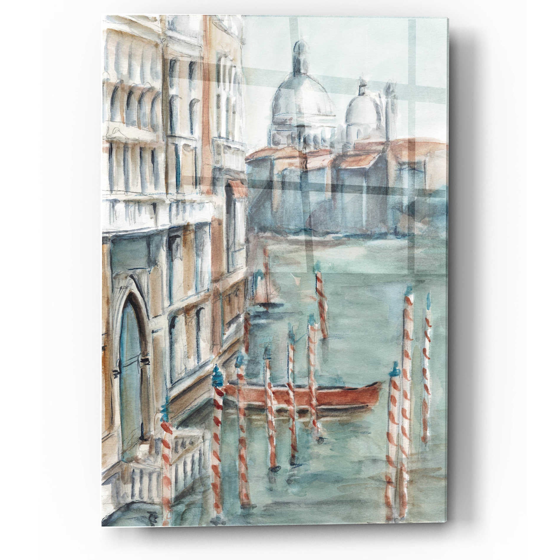 Epic Art 'Venetian Watercolor Study I' by Ethan Harper, Acrylic Glass Wall Art,12x16