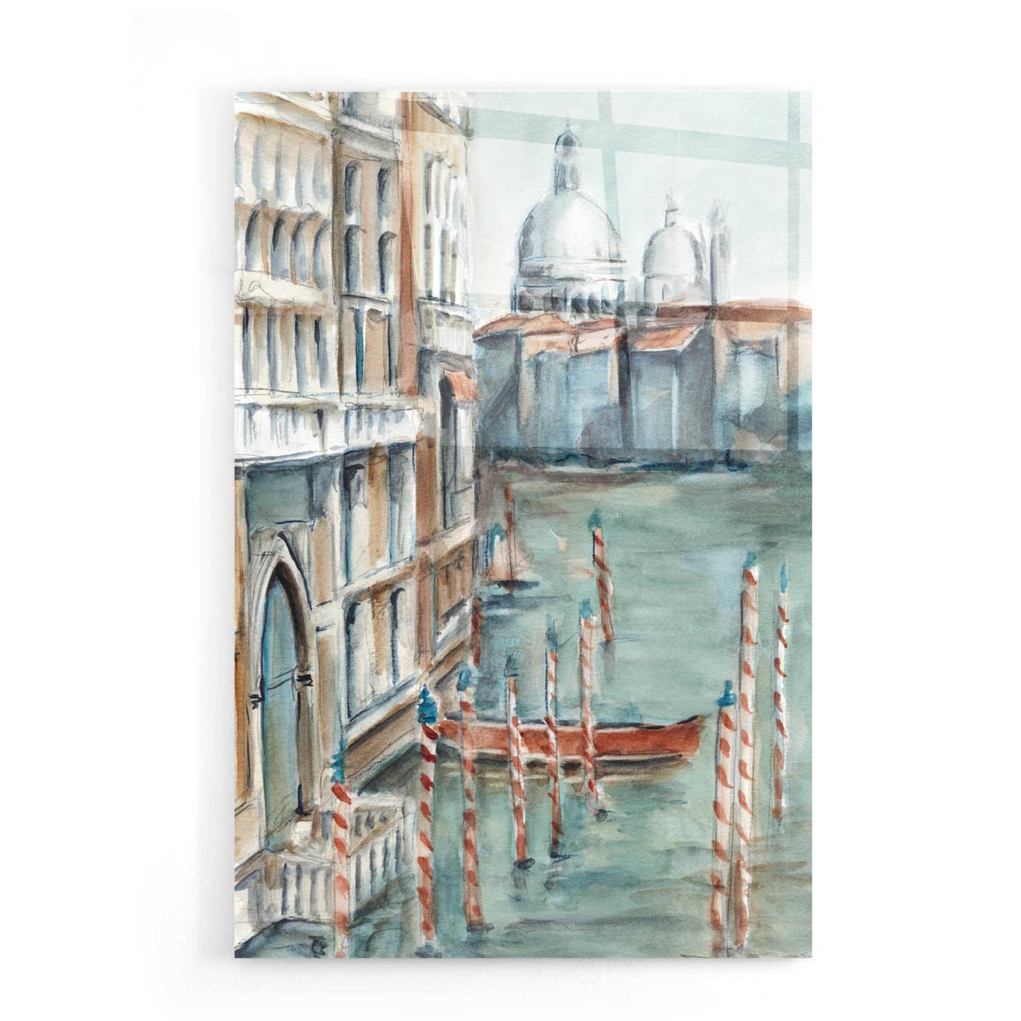 Epic Art 'Venetian Watercolor Study I' by Ethan Harper, Acrylic Glass Wall Art,16x24