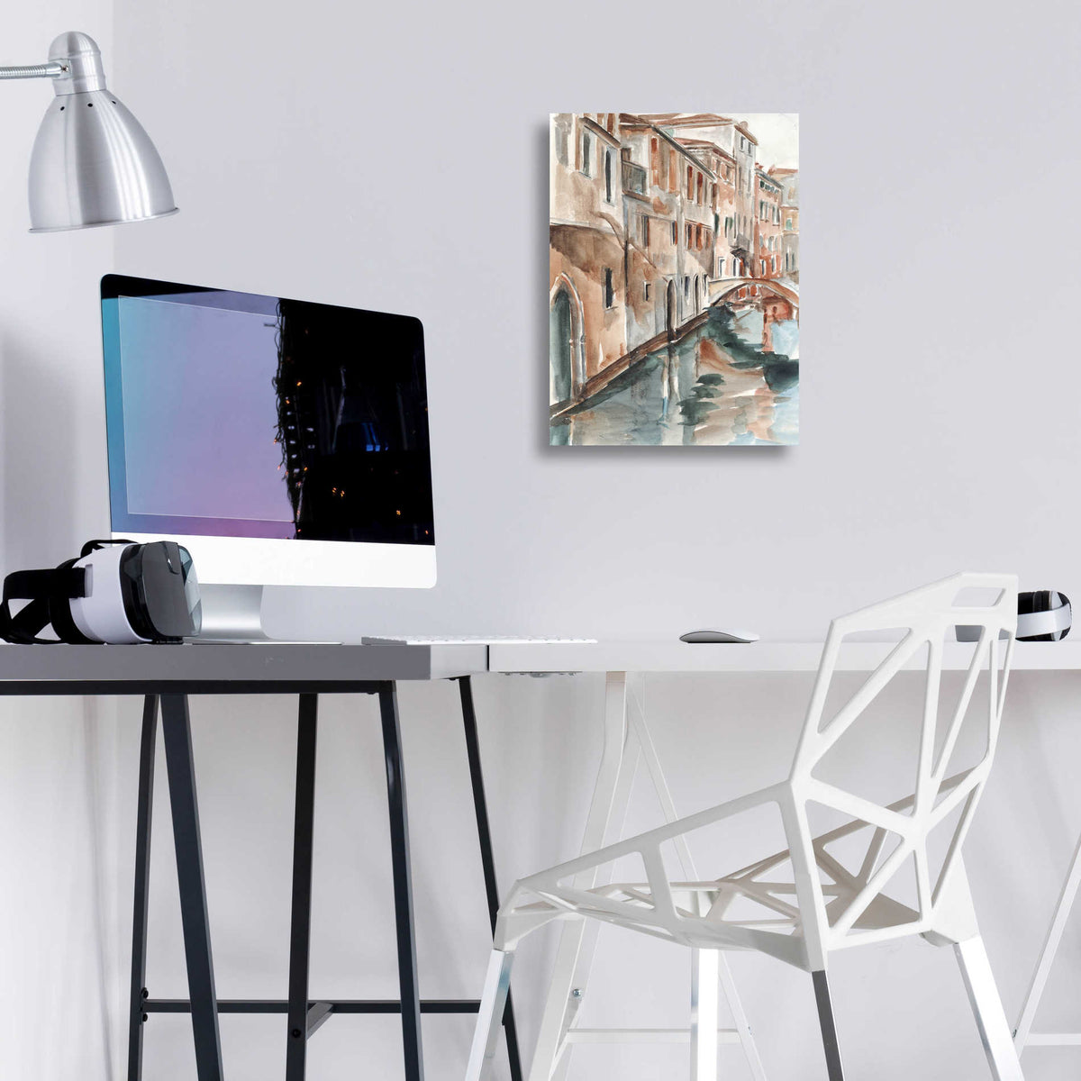 Epic Art 'Venetian Watercolor Study II' by Ethan Harper, Acrylic Glass Wall Art,12x16