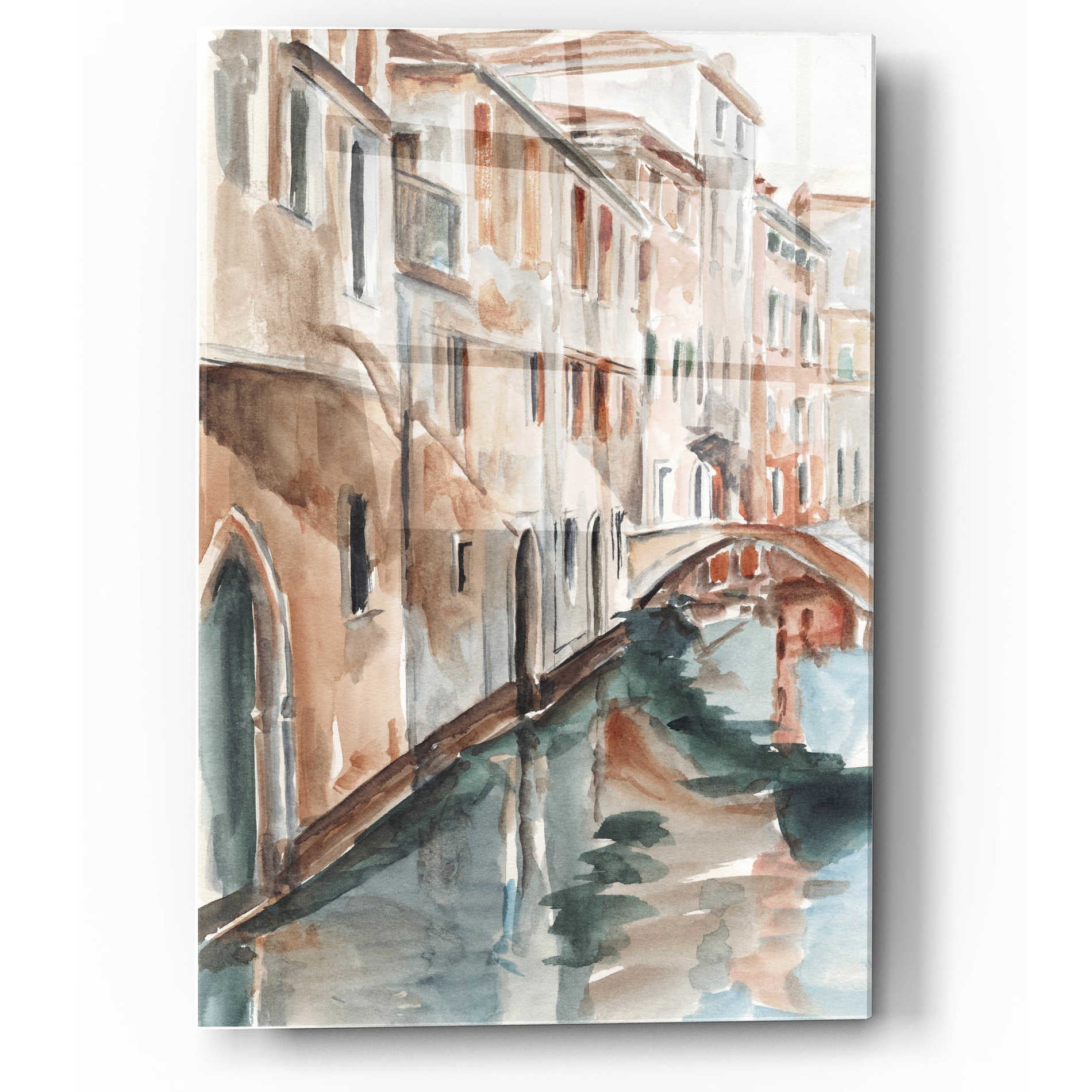Epic Art 'Venetian Watercolor Study II' by Ethan Harper, Acrylic Glass Wall Art,12x16
