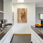 Epic Art 'Wood Panel Longhorn' by Ethan Harper, Acrylic Glass Wall Art,24x36