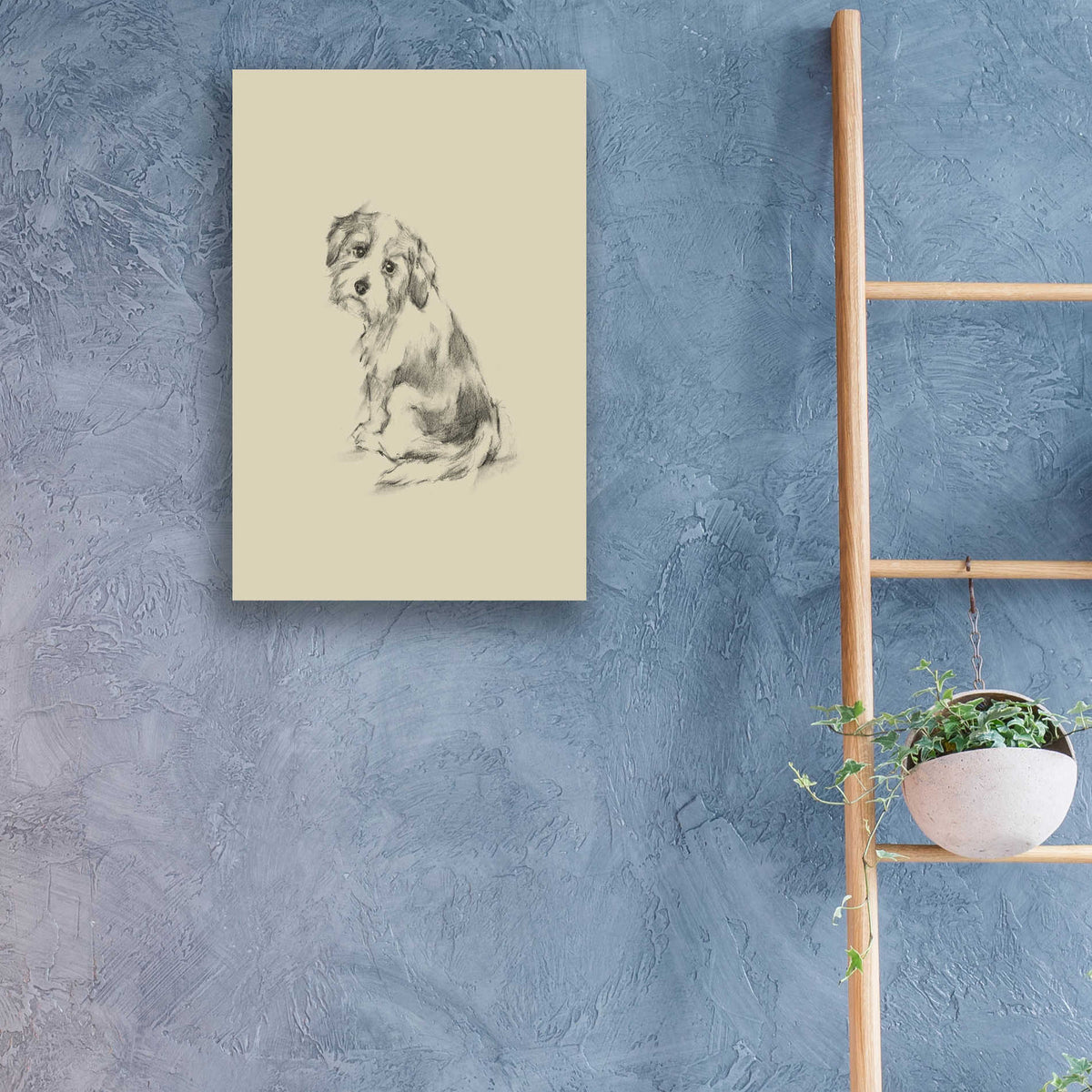 Epic Art 'Puppy Dog Eyes III' by Ethan Harper, Acrylic Glass Wall Art,16x24