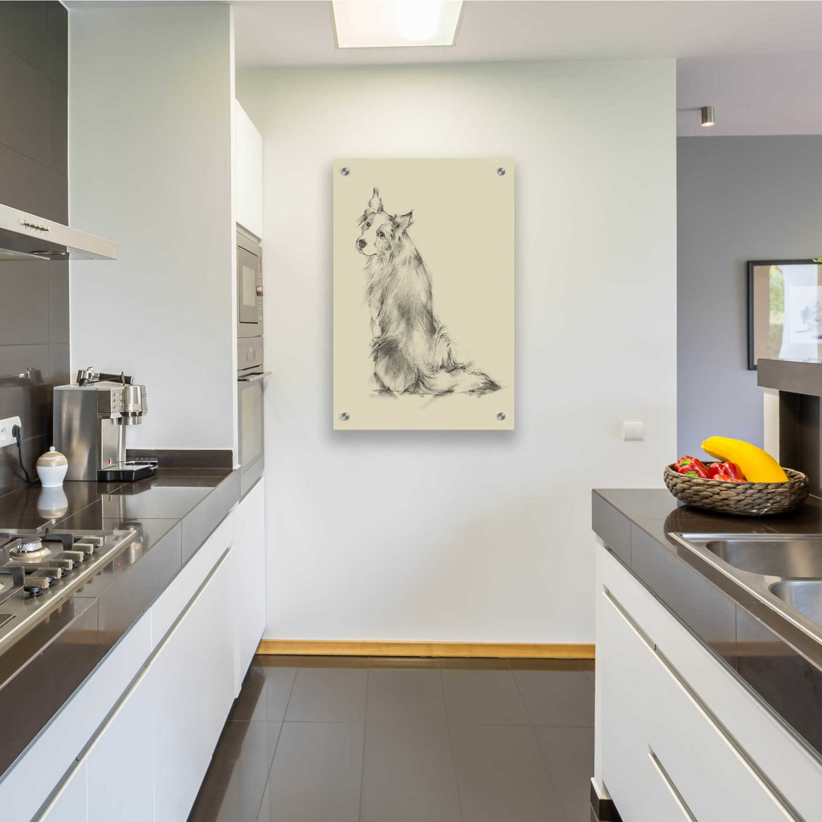 Epic Art 'Puppy Dog Eyes VI' by Ethan Harper, Acrylic Glass Wall Art,24x36