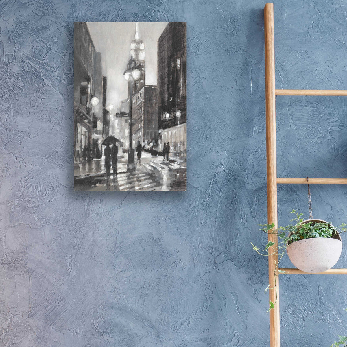 Epic Art 'Illuminated Streets I' by Ethan Harper, Acrylic Glass Wall Art,16x24