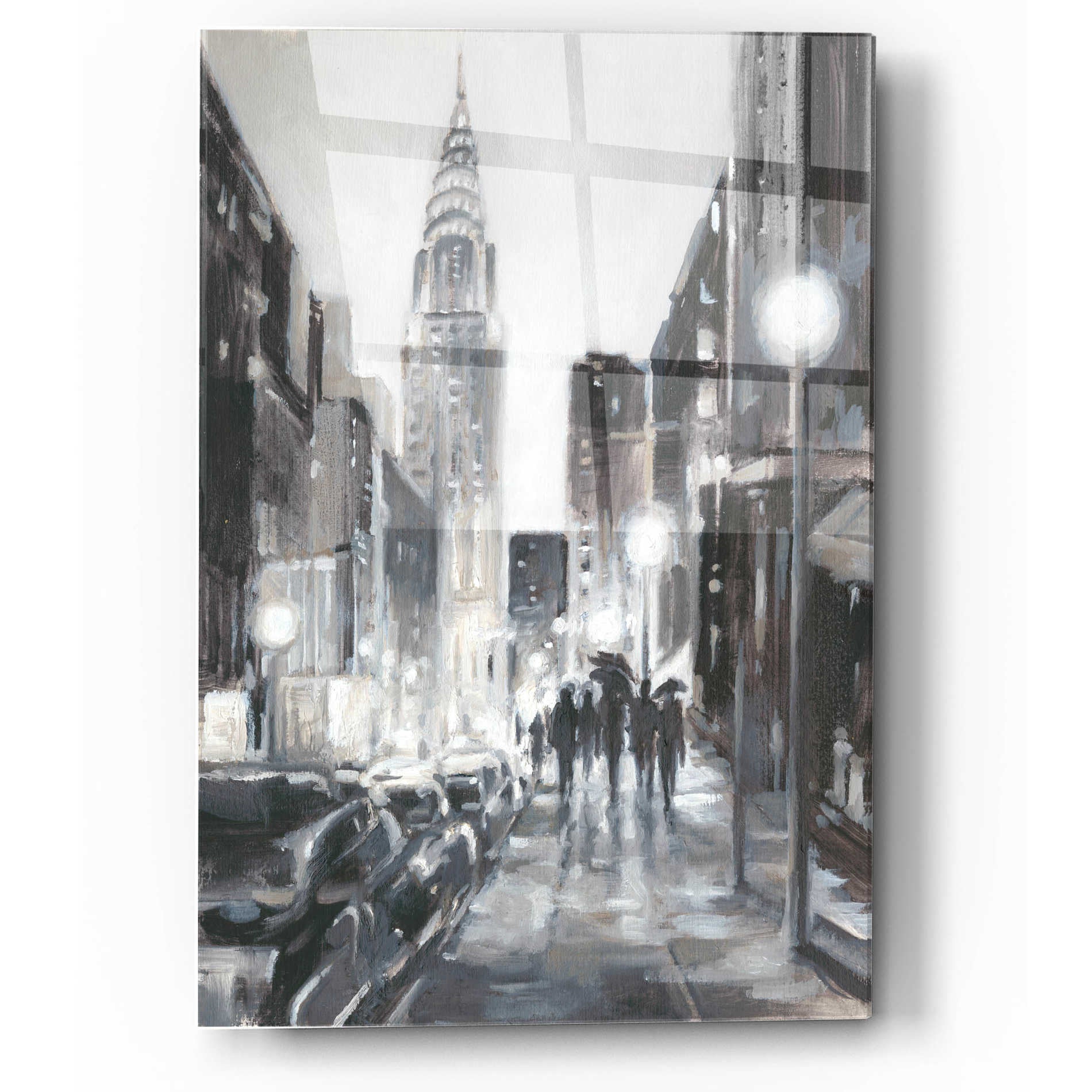 Epic Art 'Illuminated Streets II' by Ethan Harper, Acrylic Glass Wall Art,12x16
