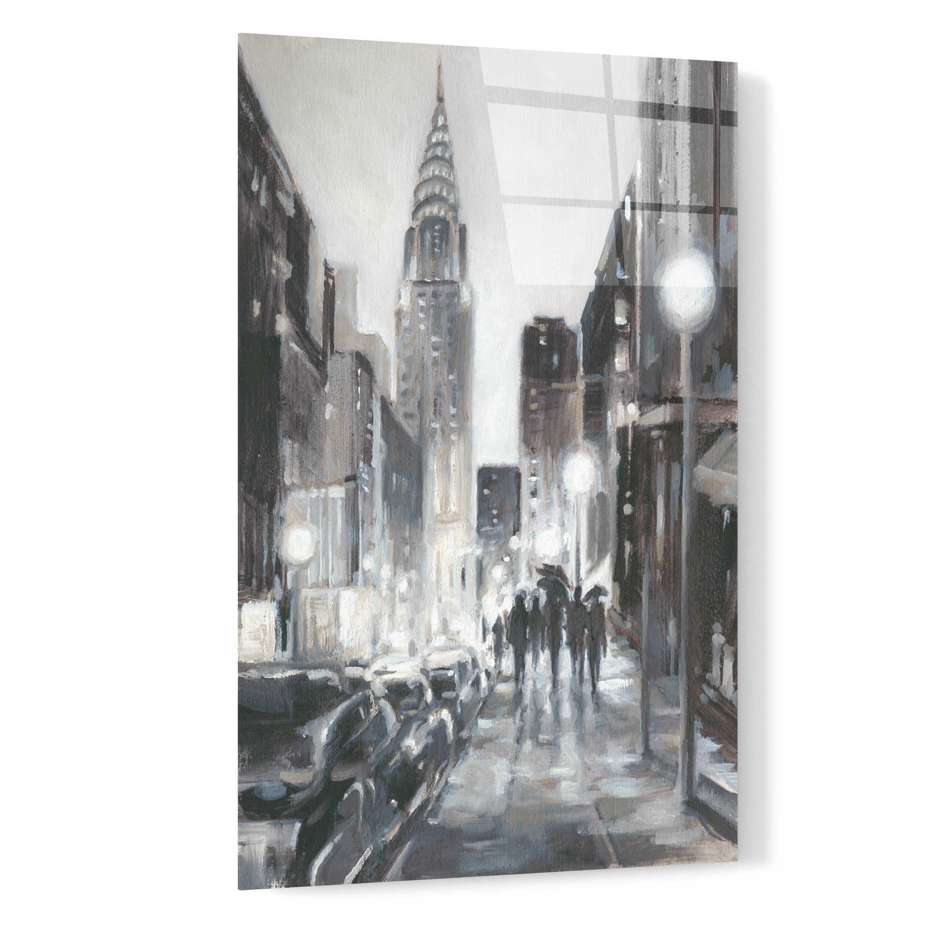 Epic Art 'Illuminated Streets II' by Ethan Harper, Acrylic Glass Wall Art,16x24