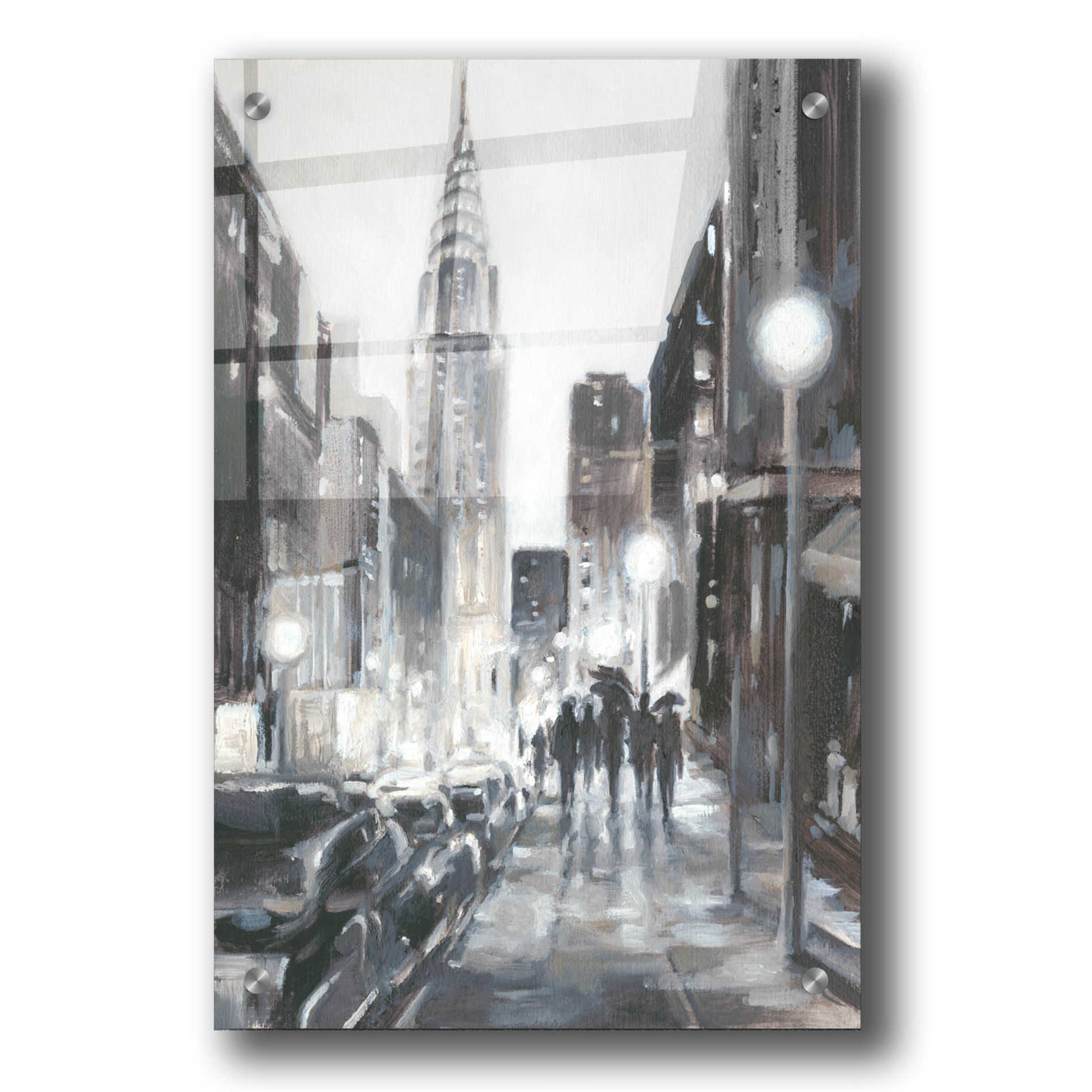 Epic Art 'Illuminated Streets II' by Ethan Harper, Acrylic Glass Wall Art,24x36
