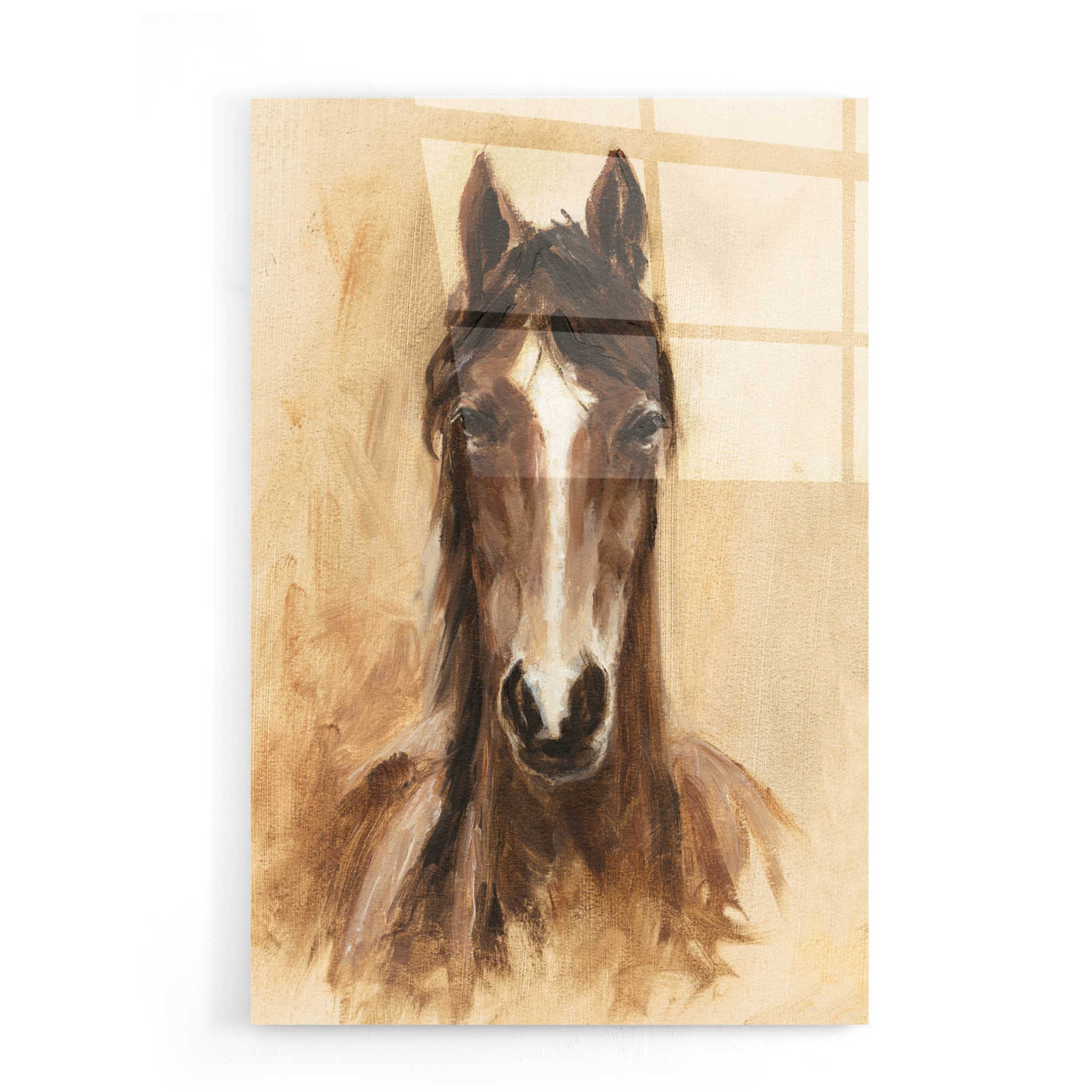 Epic Art 'Western Ranch Animals I' by Ethan Harper, Acrylic Glass Wall Art,16x24