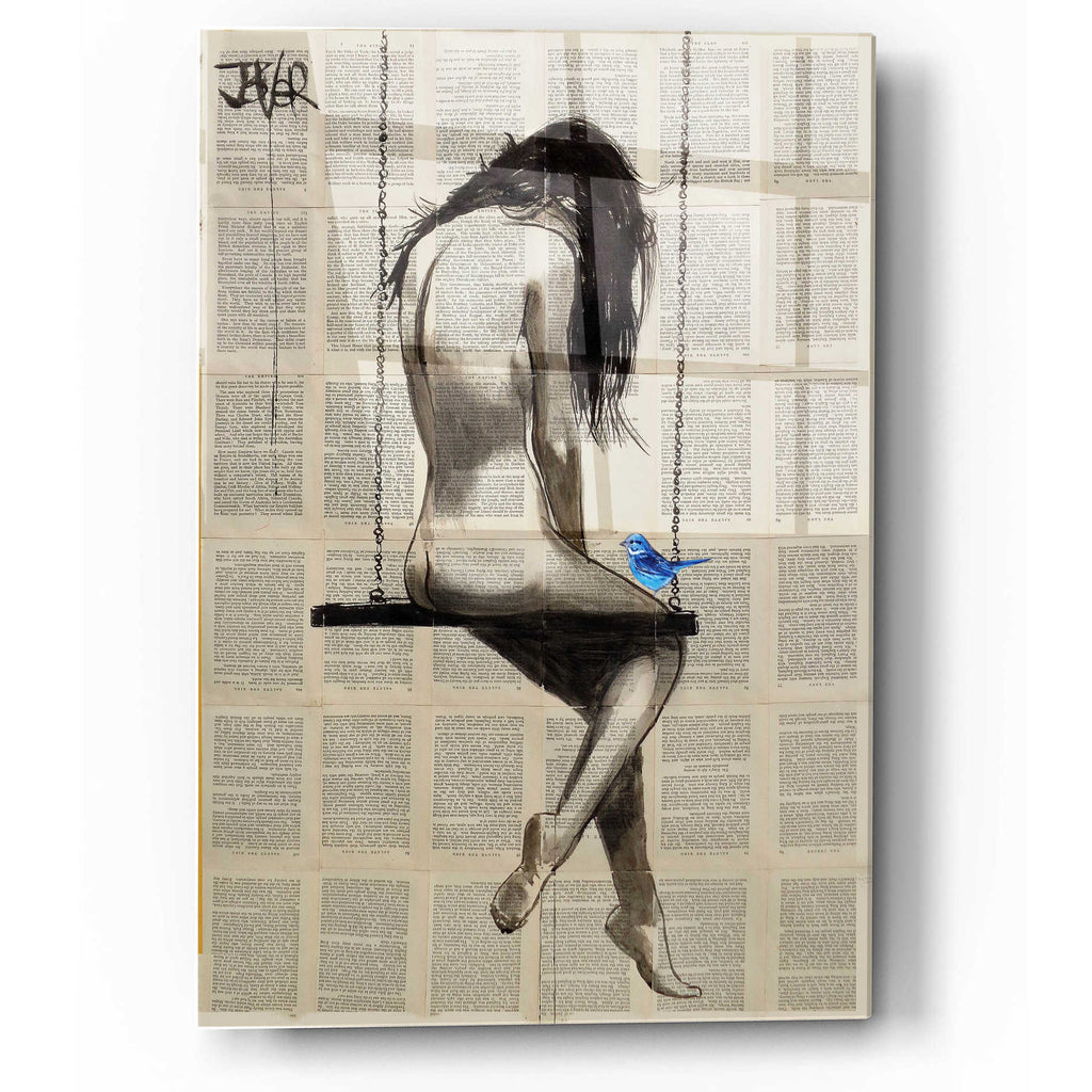 Epic Art 'Dazzling Hope Swing' by Loui Jover, Acrylic Glass Wall Art