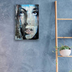 Epic Art 'Blue Sway' by Loui Jover, Acrylic Glass Wall Art,16x24