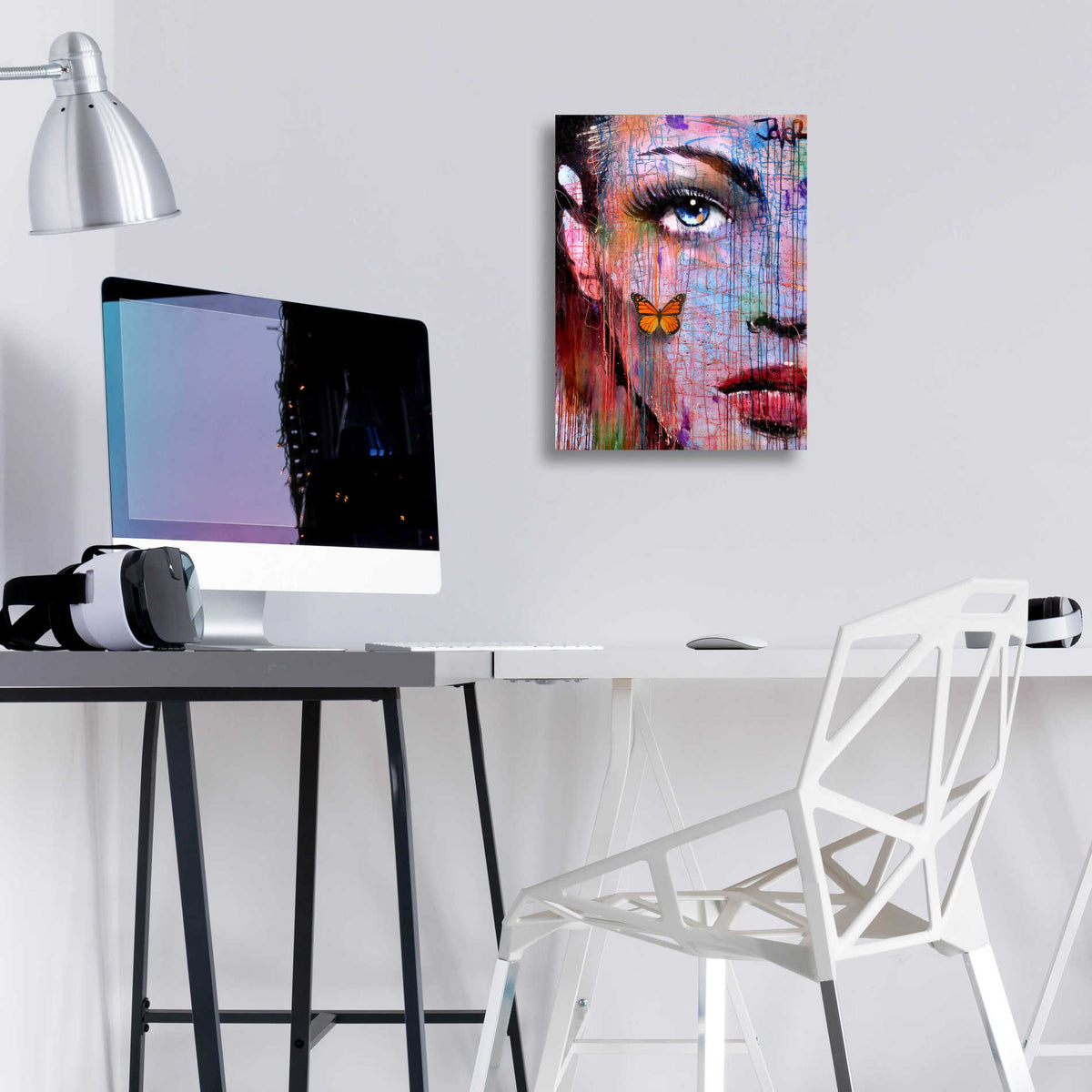 Epic Art 'Merged' by Loui Jover, Acrylic Glass Wall Art,12x16