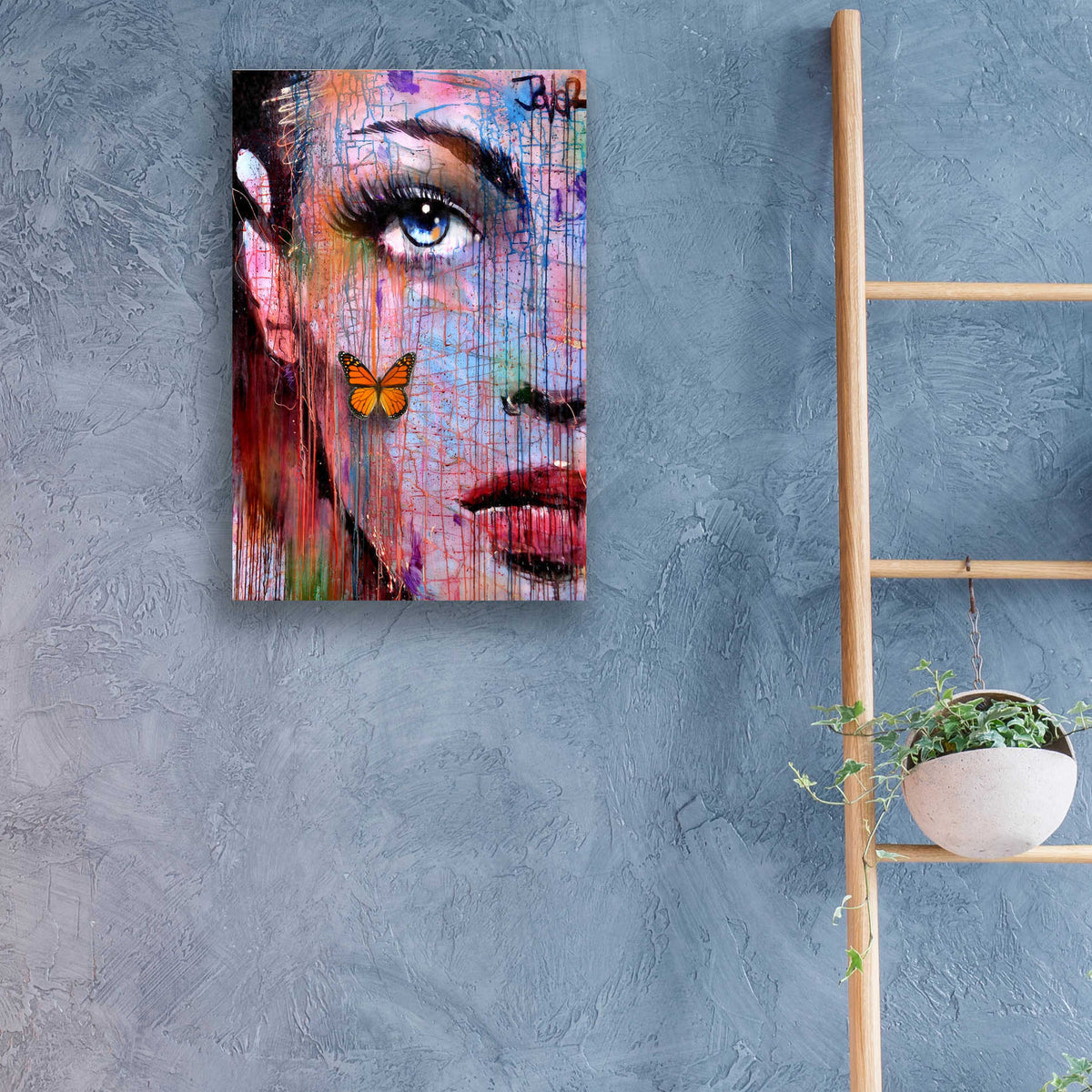Epic Art 'Merged' by Loui Jover, Acrylic Glass Wall Art,16x24