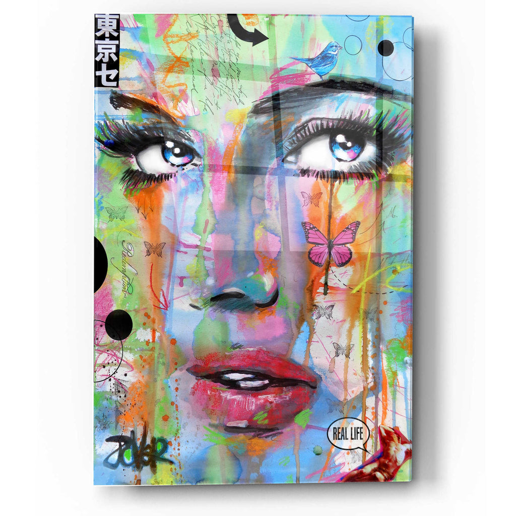 Epic Art 'Real Life' by Loui Jover, Acrylic Glass Wall Art