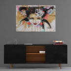 Epic Art 'Lady Luck' by Loui Jover, Acrylic Glass Wall Art,36x24