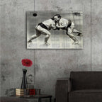 Epic Art 'Sumo' by Loui Jover, Acrylic Glass Wall Art,24x16
