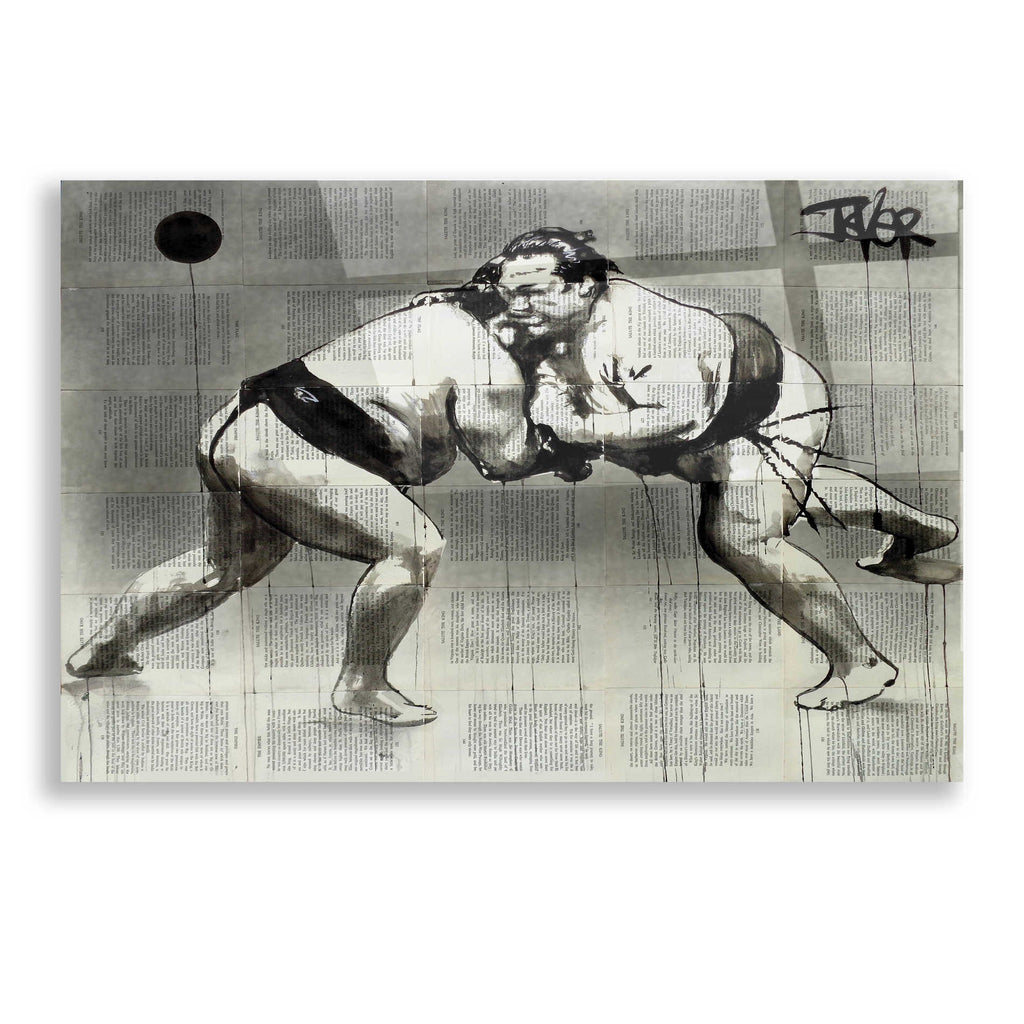 Epic Art 'Sumo' by Loui Jover, Acrylic Glass Wall Art