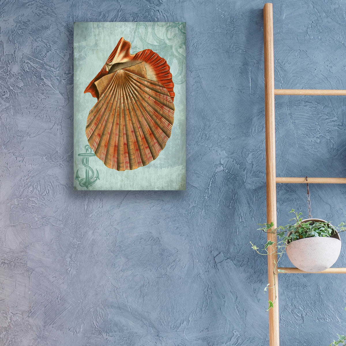 Epic Art 'Coastal Life Collection 2 c' by Fab Funky, Acrylic Glass Wall Art,16x24