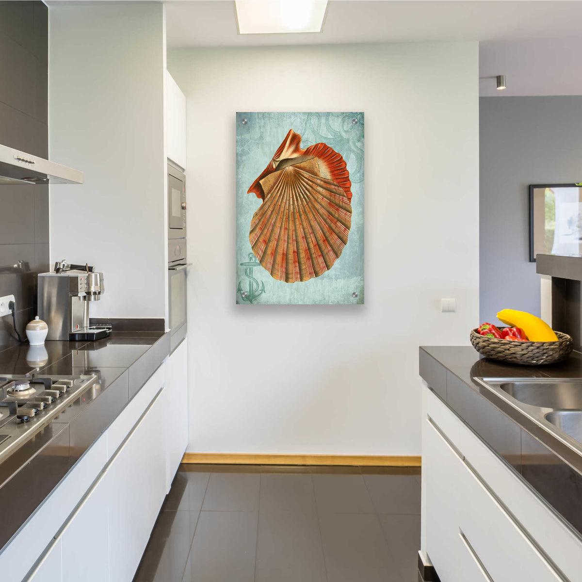 Epic Art 'Coastal Life Collection 2 c' by Fab Funky, Acrylic Glass Wall Art,24x36