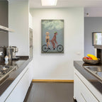 Epic Art 'Poodle Tandem' by Fab Funky, Acrylic Glass Wall Art,24x36