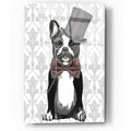 Epic Art 'Monsieur Bulldog' by Fab Funky, Acrylic Glass Wall Art