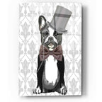 Epic Art 'Monsieur Bulldog' by Fab Funky, Acrylic Glass Wall Art