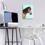 Epic Art 'Horse Buckskin with Jewelled Bridle' by Fab Funky, Acrylic Glass Wall Art,12x16