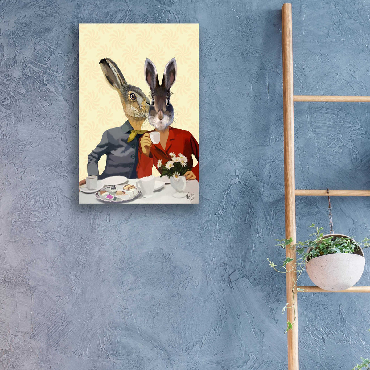 Epic Art 'Ladies Gossiping' by Fab Funky, Acrylic Glass Wall Art,16x24