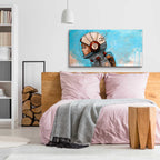 Epic Art 'Rosie the Rocketeer' by Craig Snodgrass, Acrylic Glass Wall Art,48x24