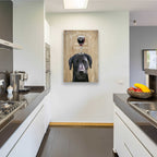 Epic Art 'Dog Au Vin, Black Labrador' by Fab Funky, Acrylic Glass Wall Art,24x36