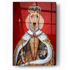 Epic Art 'Dachshund Queen' by Fab Funky, Acrylic Glass Wall Art