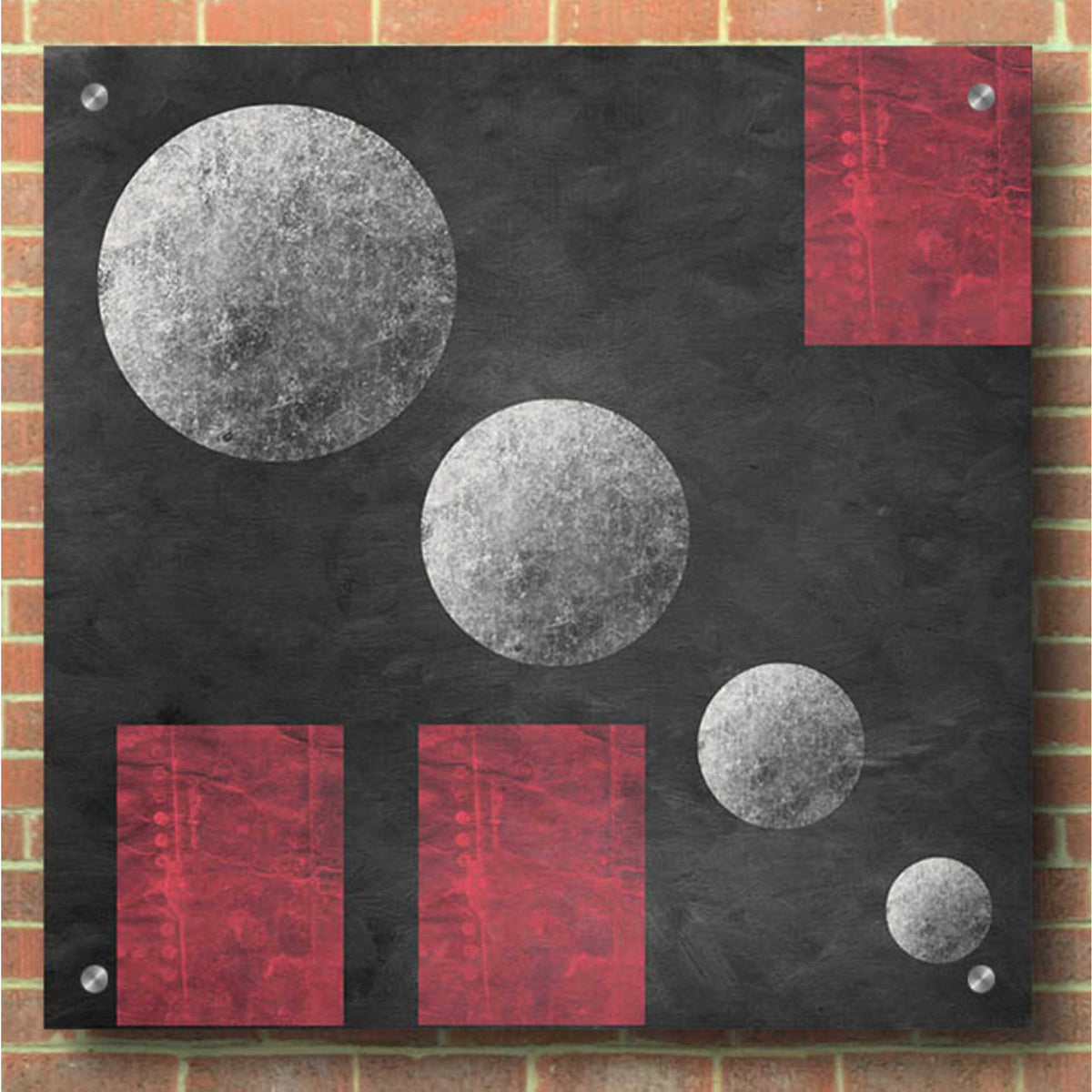 Epic Art 'Geometry MISTERY MOON 17' by Irena Orlov, Acrylic Glass Wall Art,36x36