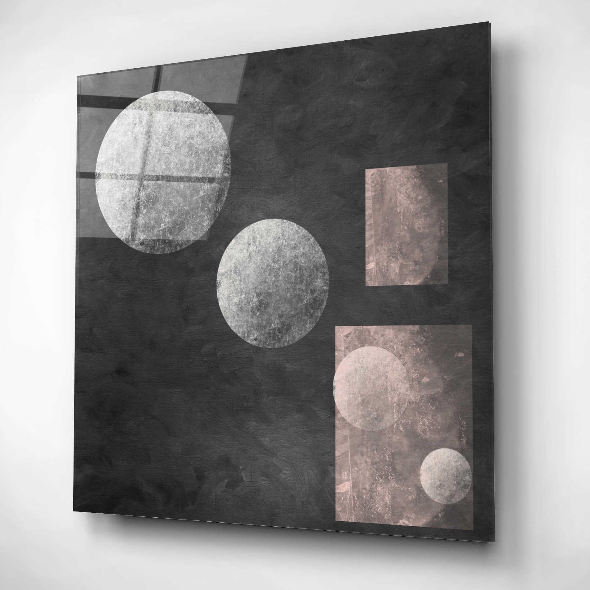Epic Art 'Geometry MISTERY MOON 19' by Irena Orlov, Acrylic Glass Wall Art,12x12