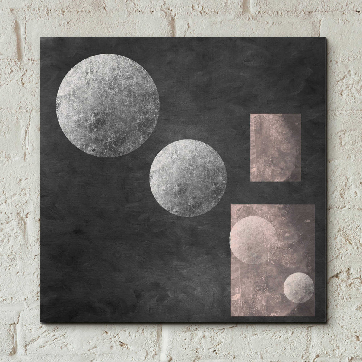 Epic Art 'Geometry MISTERY MOON 19' by Irena Orlov, Acrylic Glass Wall Art,12x12