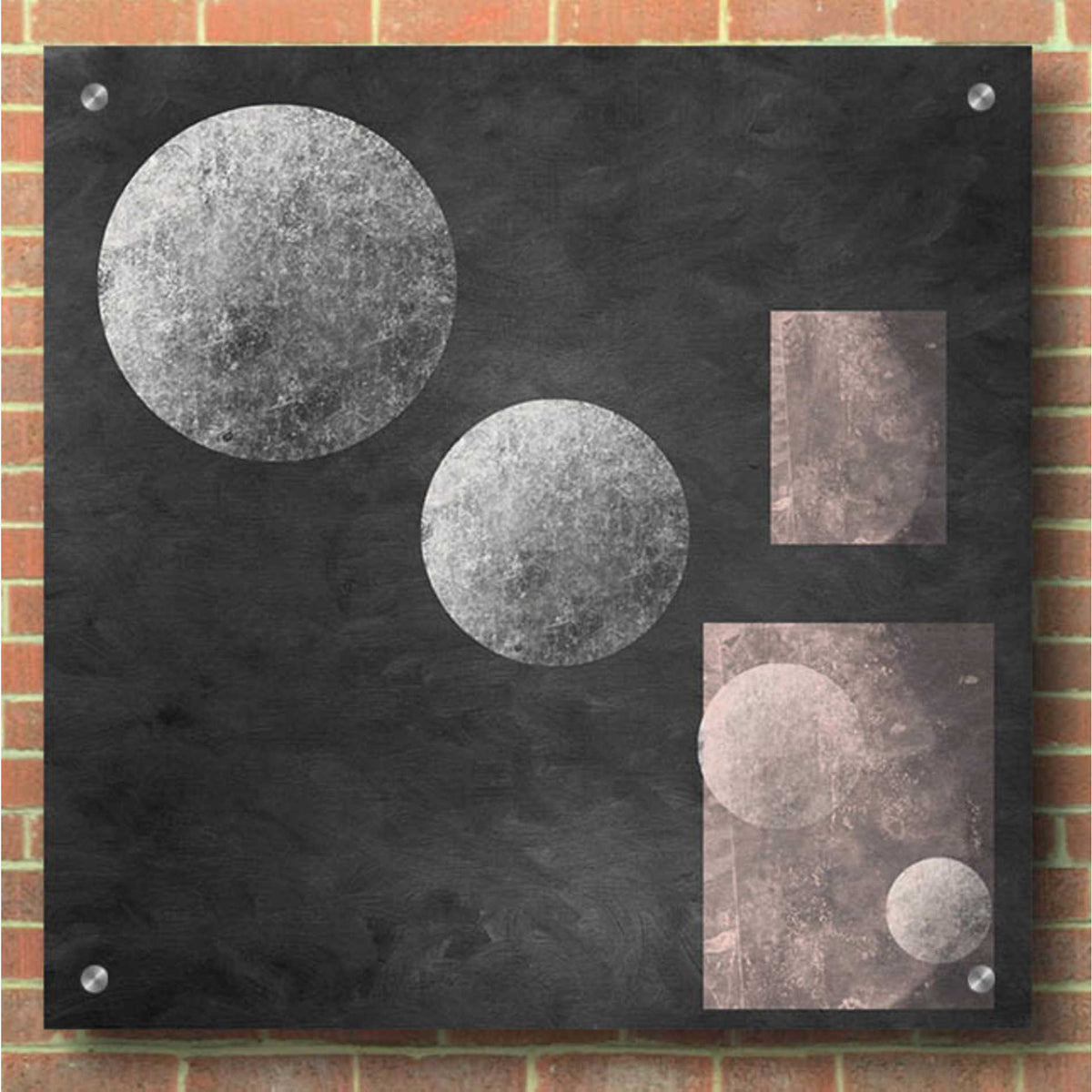 Epic Art 'Geometry MISTERY MOON 19' by Irena Orlov, Acrylic Glass Wall Art,36x36