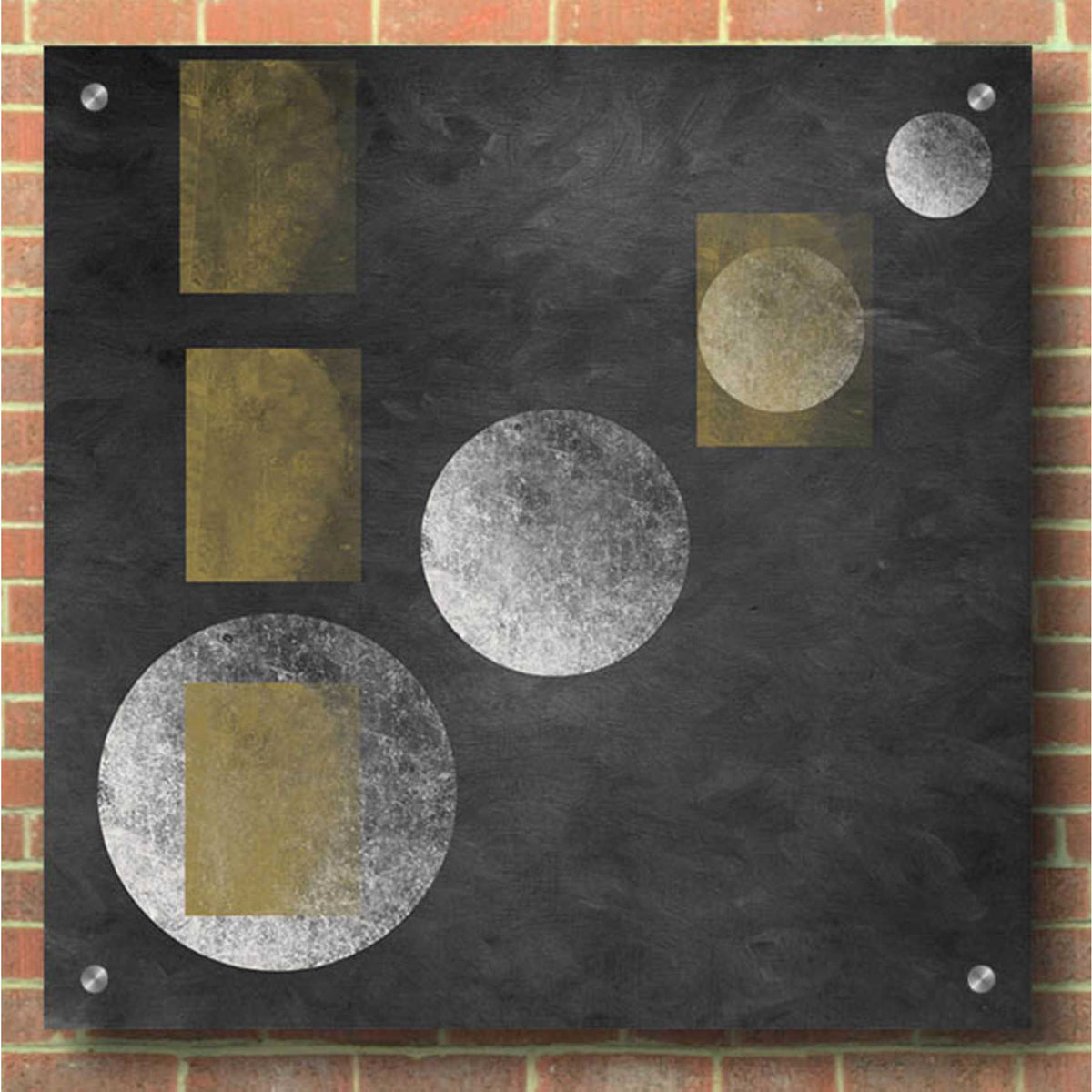Epic Art 'Geometry MISTERY MOON 18' by Irena Orlov, Acrylic Glass Wall Art,36x36