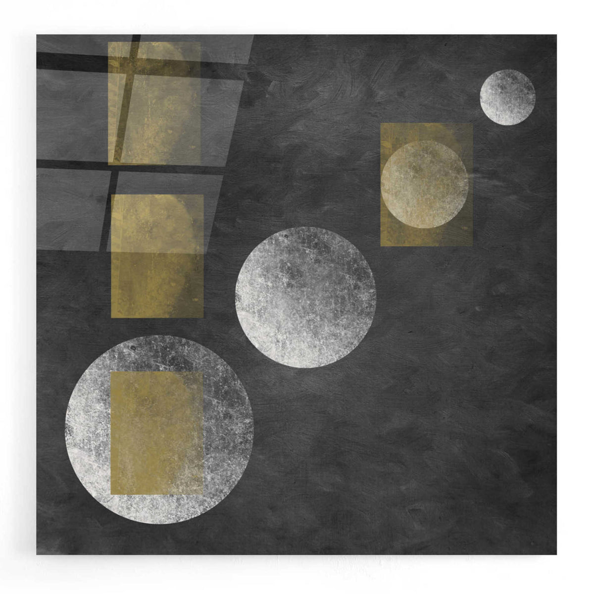 Epic Art 'Geometry MISTERY MOON 18' by Irena Orlov, Acrylic Glass Wall Art