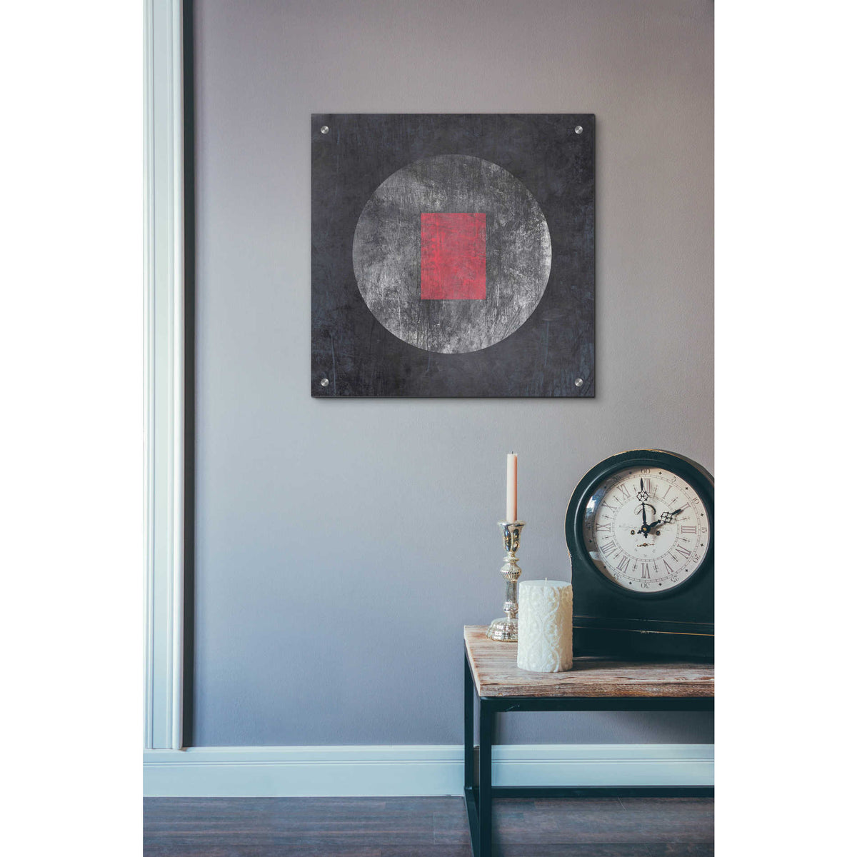 Epic Art 'Geometry MISTERY MOON 21' by Irena Orlov, Acrylic Glass Wall Art,24x24