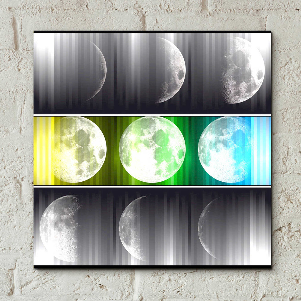 Epic Art 'Moon Phase 2' by Irena Orlov, Acrylic Glass Wall Art,12x12