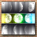 Epic Art 'Moon Phase 2' by Irena Orlov, Acrylic Glass Wall Art,36x36