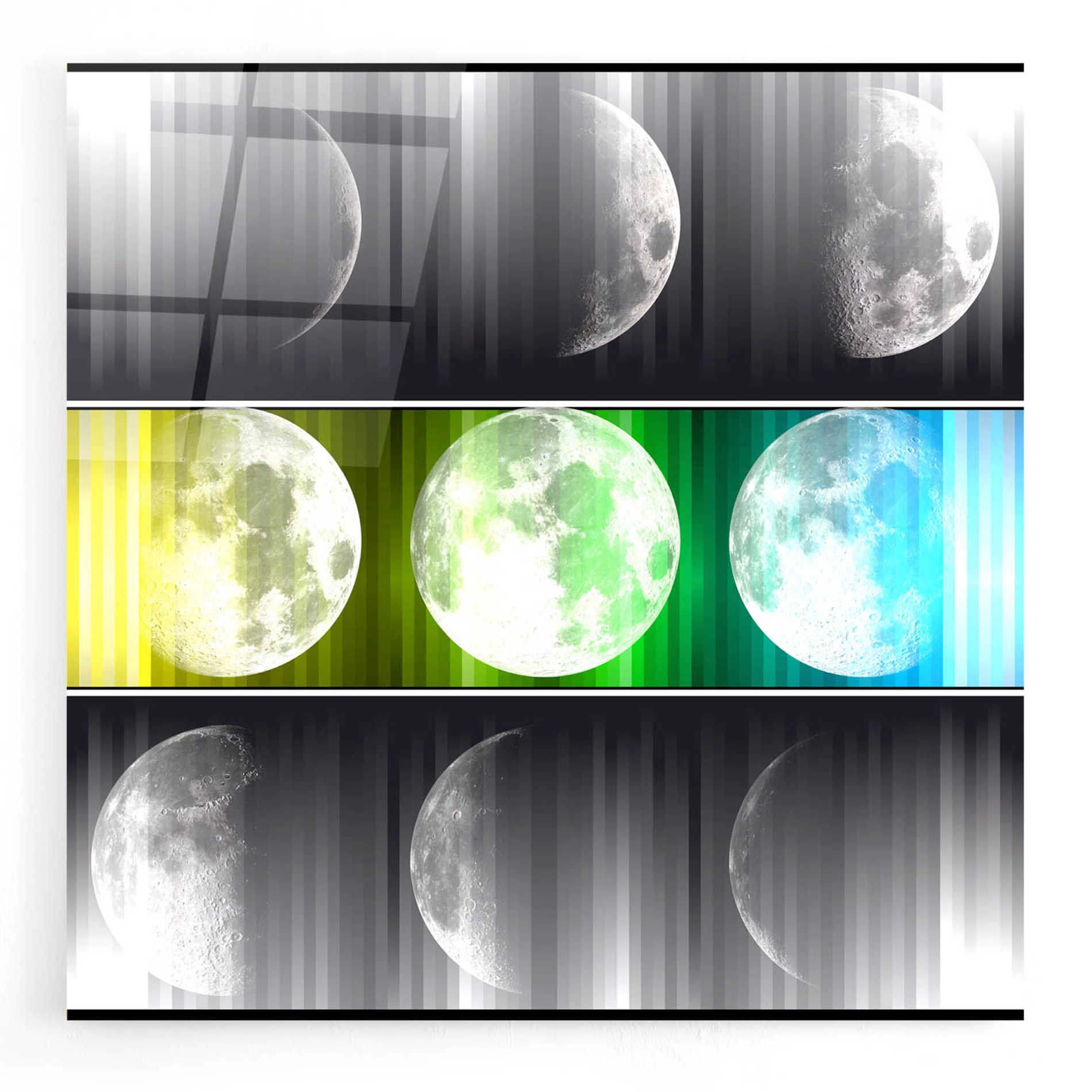 Epic Art 'Moon Phase 2' by Irena Orlov, Acrylic Glass Wall Art