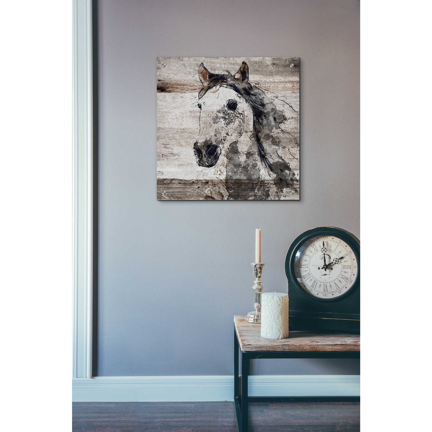 Epic Art 'Sparkle horse 4' by Irena Orlov, Acrylic Glass Wall Art,24x24