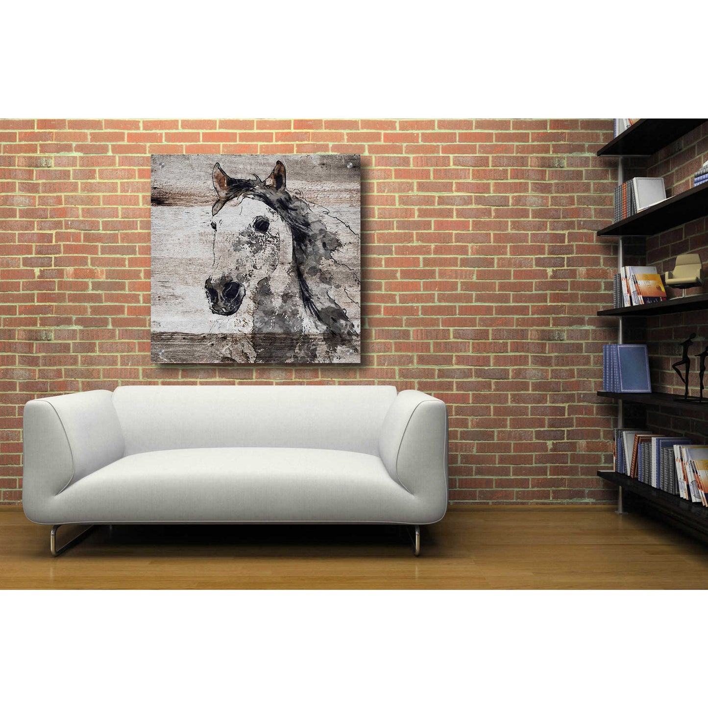 Epic Art 'Sparkle horse 4' by Irena Orlov, Acrylic Glass Wall Art,36x36