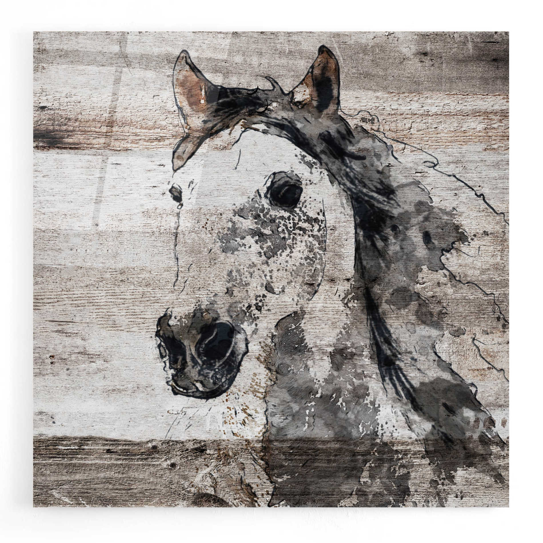 Epic Art 'Sparkle horse 4' by Irena Orlov, Acrylic Glass Wall Art