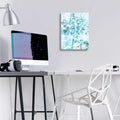 Epic Art 'Cyan tree 1' by Irena Orlov, Acrylic Glass Wall Art,12x16