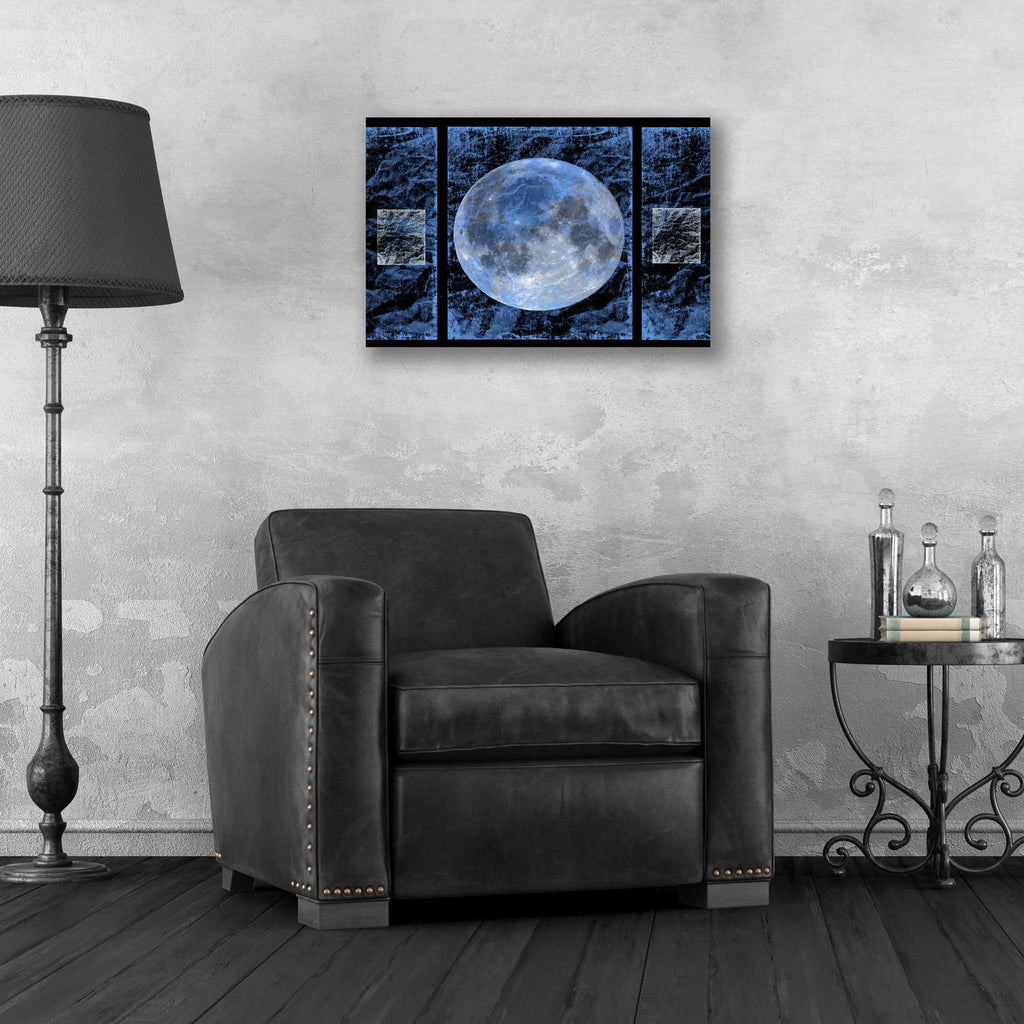 Epic Art 'Moon 1' by Irena Orlov, Acrylic Glass Wall Art,24x16